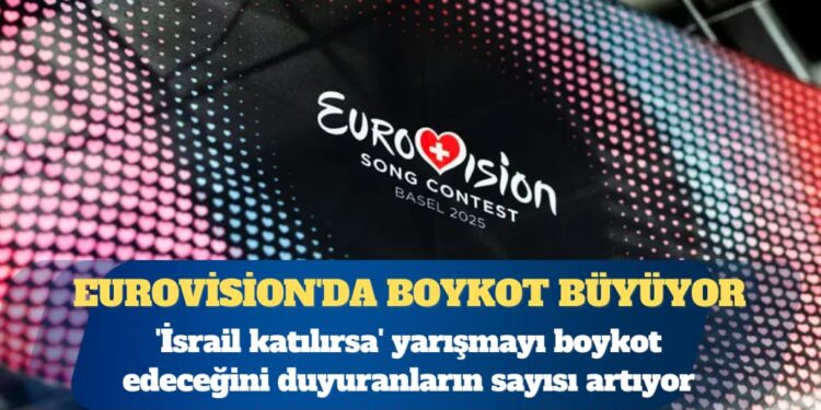 Eurovision’da İsrail boykotu büyüyor
