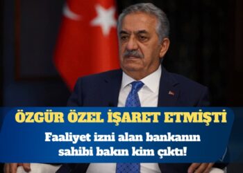 Faaliyet izni alan bankanın sahibi bakın kim çıktı!