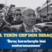 Gürsel Tekin dahil altı kişi CHP’den ihraç edildi