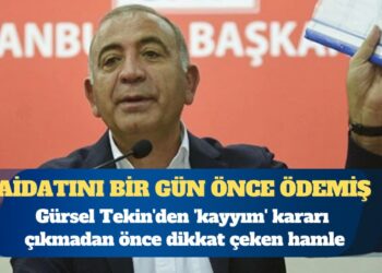 Gürsel Tekin’den ‘kayyım’ kararı çıkmadan önce dikkat çeken hamle
