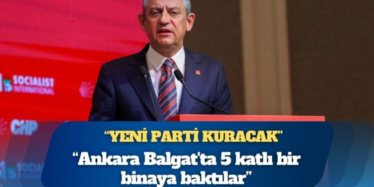 İddia: “Özgür Özel yeni parti kuracak, Ankara’da bina bakmaya başladılar”