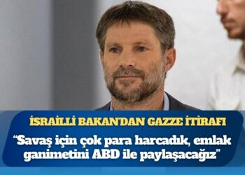 İsrailli Bakan’dan Gazze itirafı: “Savaş için çok para harcadık, emlak ganimetini ABD ile paylaşacağız”