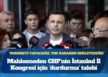 Mahkemenin durdurma kararına rağmen CHP’de kongre başladı: Kongreyi durdurmak için salona heyet geldi