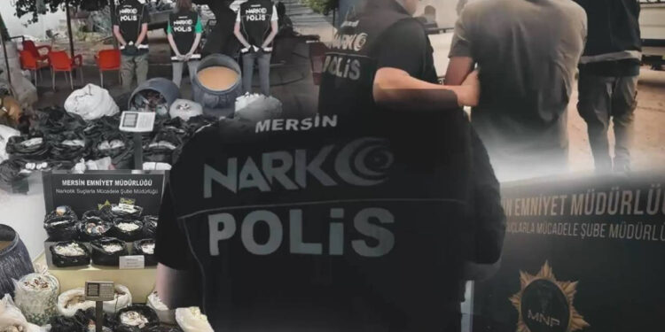 Mersin’de 3,5 Milyon Uyuşturucu Hap Ele Geçirildi: 8 Şüpheli Gözaltında