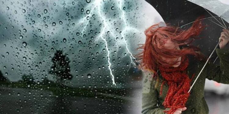 Meteoroloji Alarm Verdi, Harita Kırmızıya Döndü: Kuvvetli Yağış ve Fırtına Geliyor