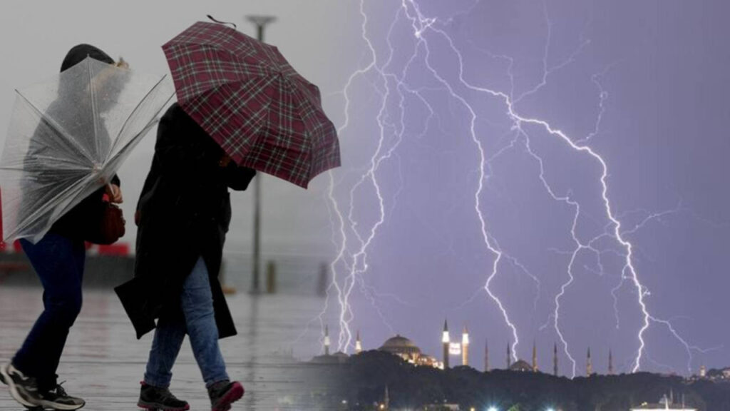 Meteoroloji'den Çifte Uyarı! Marmara ve Karadeniz’de sağanak; Ege’de fırtına bekleniyor