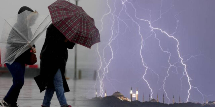 Meteoroloji'den Çifte Uyarı! Marmara ve Karadeniz’de sağanak; Ege’de fırtına bekleniyor