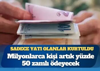 Milyonlarca kişi artık yüzde 50 zamlı ödeyecek: Sadece yatı olanlar kurtuldu