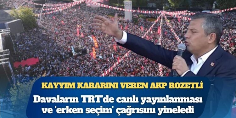 Özgür Özel, Ankara’da açıkladı: Kayyım kararını veren AKP rozetli