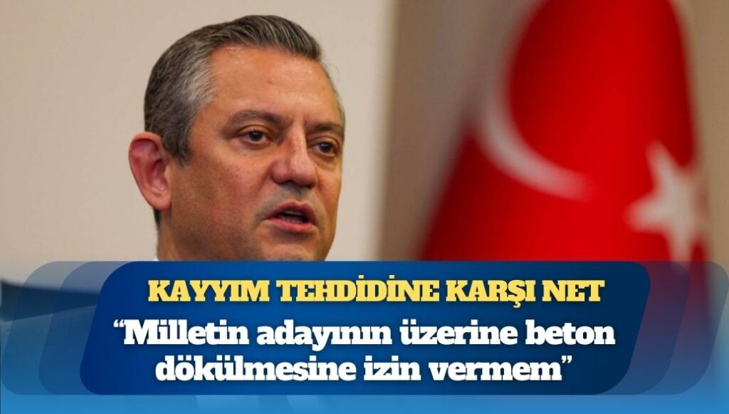 Özgür Özel: Bizi koltuğumuzdan ordu ve polisle döve döve atabilirler; onlar hukukun dışında neyi göze alırsa, fazlasını göze alırız