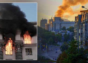 Rusya-Ukrayna Savaşında Bir İlk! Kiev’de Hükümet Binası Vuruldu… 805 İHA, 13 Füze, 3 Can Kaybı