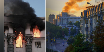 Rusya-Ukrayna Savaşında Bir İlk! Kiev’de Hükümet Binası Vuruldu… 805 İHA, 13 Füze, 3 Can Kaybı