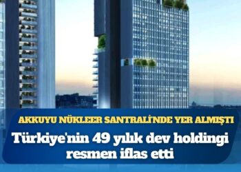 Türkiye’nin 1976’dan beri faaliyet gösteren dev holdingi iflas etti