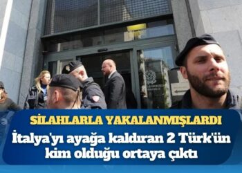 Uzun namlulu silahlarla yakalanmışlardı: İtalya’yı ayağa kaldıran 2 Türk’ün kim olduğu ortaya çıktı