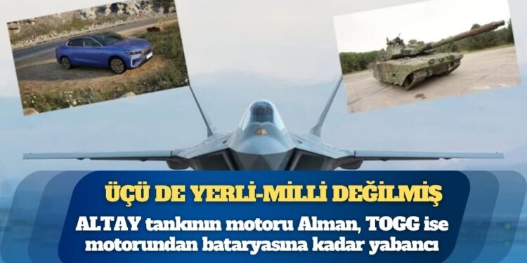 Yerli ve milli masalı bitti: Üçünün de motoru yokmuş