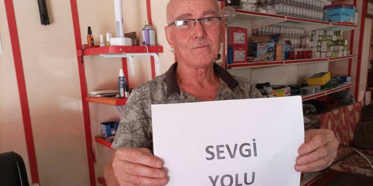 Yürüyüş yoluna "sevgi yolu" yazdı, mahkemelik oldu
