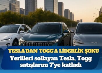 Yerlileri sollayan Tesla, Togg satışlarını 7’ye katladı