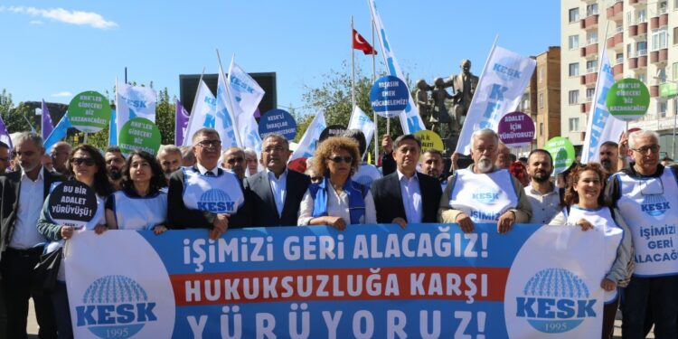 KESK’liler Amed’den Ankara’ya yürüyüş başlattı