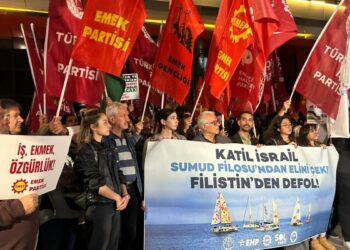 İsrail’in saldırıları protesto edildi