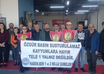 Haber-Sen TELE1’e kayyım atanmasını protesto etti