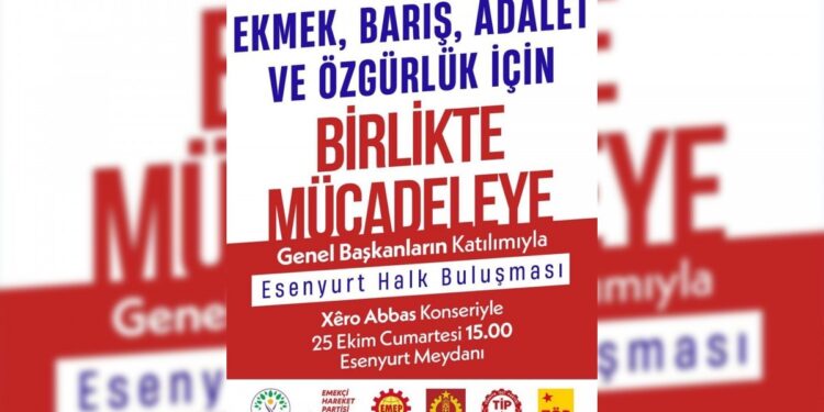 Esenyurt’taki mitinge çağrı