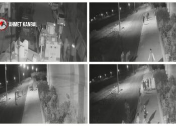 Polisin gençleri darp ettiği anın görüntüleri ortaya çıktı