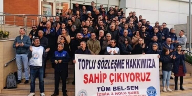 Çiğli Belediyesi işçileri: TİS hakkımızı istiyoruz