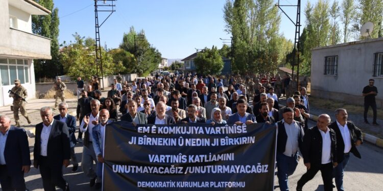 Vartinîs Katliamı’nda katledilenler anıldı