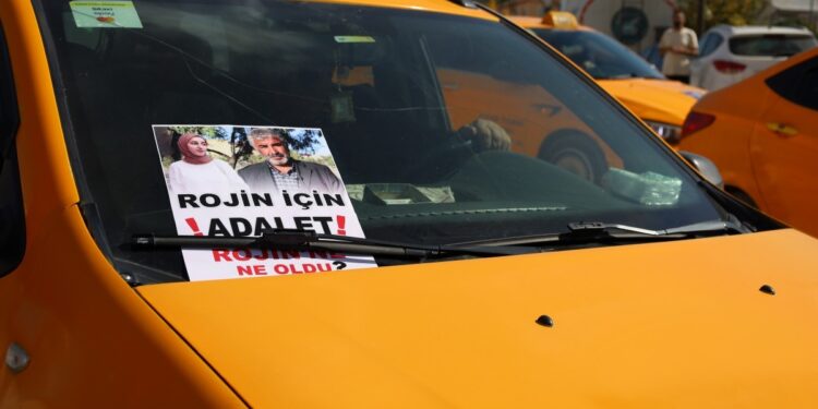 Taksiciler rektörün engellemelerine rağmen Rojin için eyleme katıldı