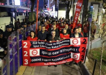 223 işçi eylemi 86’ıncı gününde: Demokrasi sandıktır