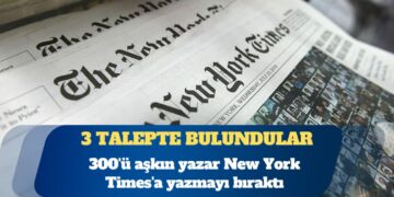 300’ü aşkın yazar New York Times’a yazmayı bıraktı