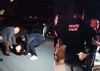 Alkollü sürücü, 'Valiyi arayacağım', yanındaki yolcu ise ‘Babam hakim’ diye polisi tehdit etti: 2 tutuklama