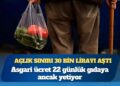 Açlık sınırı 30 bin lirayı aştı: Asgari ücret 22 günlük gıdaya ancak yetiyor