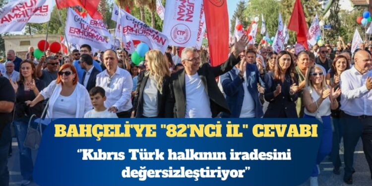 Bahçeli’ye ”82’nci il” cevabı: Kıbrıs Türk halkının iradesini değersizleştiren herhangi bir siyasi söylem bizim için kabul edilebilir değildir