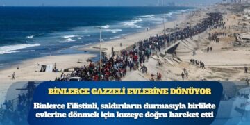 Binlerce Gazzeli evlerine dönüyor