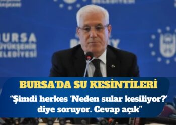 Bursa’da su kesintileri: Önceki yönetimler bilim insanlarının önerileri doğrultusunda gerekli yatırımları yapmadı