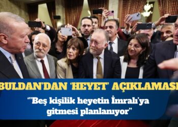 DEM Parti İmralı Heyeti’nden Pervin Buldan: Partilerin temsilcilerinden oluşan beş kişilik heyetin İmralı Cezaevi’ne gitmesi planlanıyor