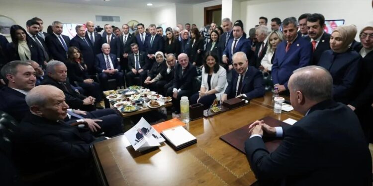 DEM Parti, MHP, Erdoğan ve Kurtulmuş görüşmesi sona erdi
