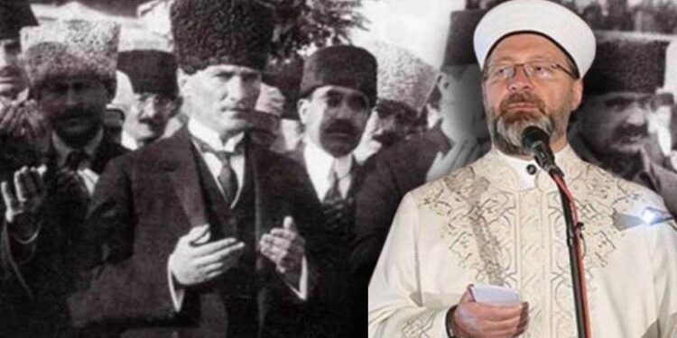 Diyanet İşleri Başkanlığı, Ali Erbaş’tan sonra ilk kez Gazi Mustafa Kemal Atatürk’ün adını andı