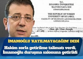 Ekrem İmamoğlu ‘katılmayacağım’ dedi, hakim zorla getirilme talimatı verdi