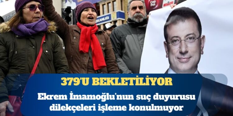 Ekrem İmamoğlu’nun suç duyurusu dilekçeleri işleme konulmuyor