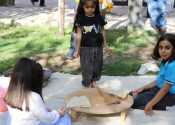 Gastronomi şöleninde çocuklar yarıştı