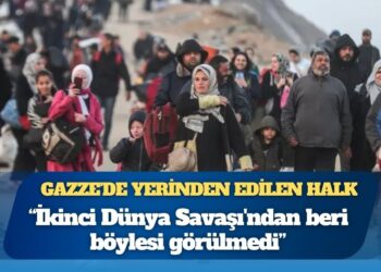 Gazze’de yerinden edilen halk: ‘İkinci Dünya Savaşı’ndan beri böylesi görülmedi’