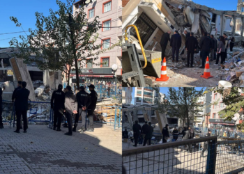 Gebze'de çöken binanın enkazı savcıların incelemesi sonrası kaldırılacak