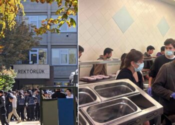 Hacettepe'de yemekhane ve 11. Yargı Paketi taslağı protestosu: Gözaltılar var