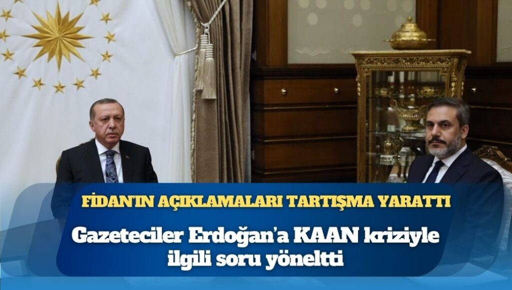 Hakan Fidan’ın açıklamaları tartışma yarattı: TBMM resepsiyonunda gazeteciler Erdoğan’a KAAN kriziyle ilgili soru yöneltti