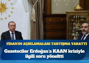 Hakan Fidan’ın açıklamaları tartışma yarattı: TBMM resepsiyonunda gazeteciler Erdoğan’a KAAN kriziyle ilgili soru yöneltti