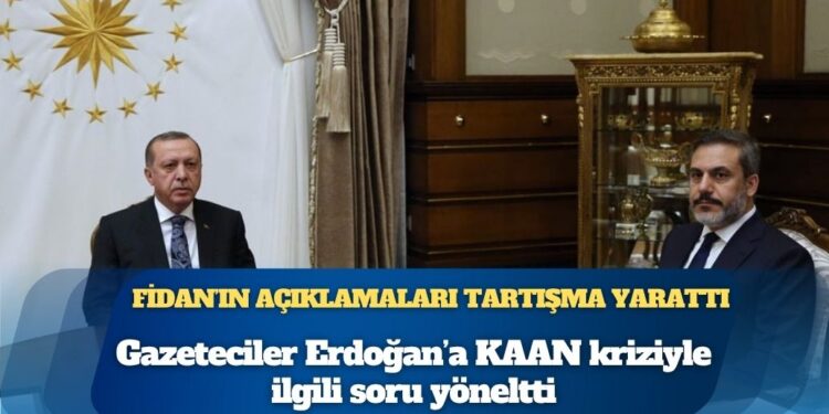 Hakan Fidan’ın açıklamaları tartışma yarattı: TBMM resepsiyonunda gazeteciler Erdoğan’a KAAN kriziyle ilgili soru yöneltti