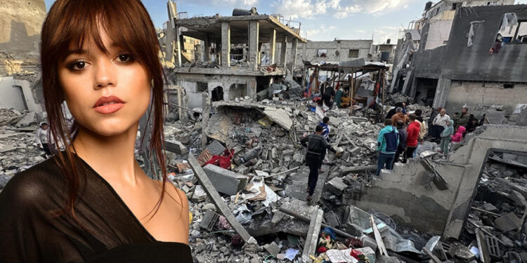 Jenna Ortega'dan Gazze'ye Duygulandıran Destek: 'Benim Kahramanım Filistin Halkı'