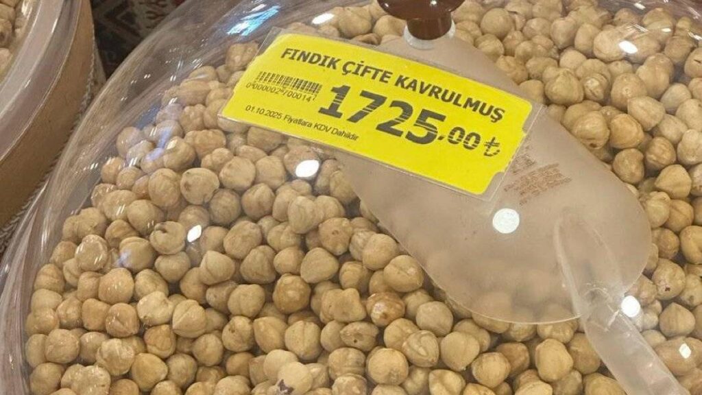 Kavrulmuş fındığın kilosu stratejik maden tungstenle aynı fiyata ulaştı